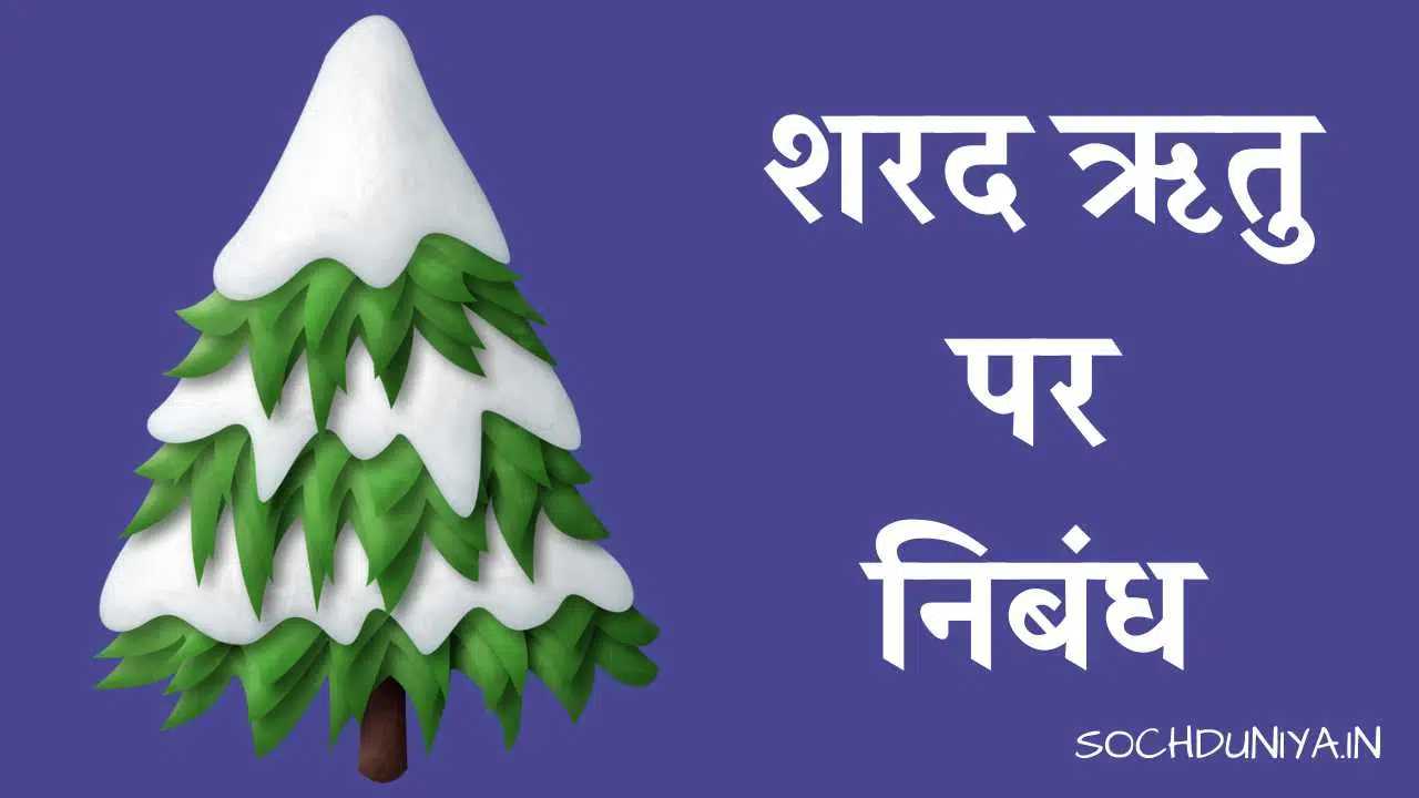 Essay on Winter Season in Hindi