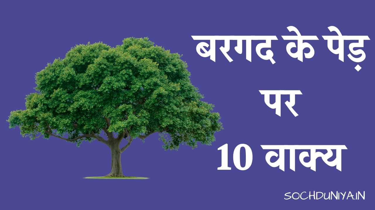 10 Lines on Banyan Tree in Hindi