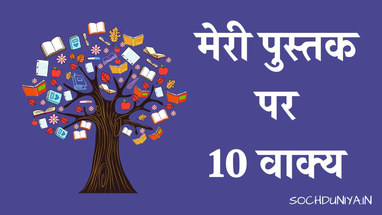 10 Lines on My Book in Hindi